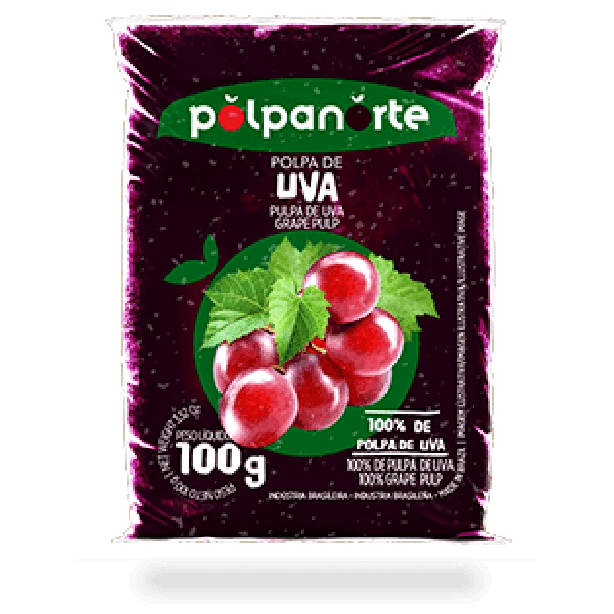 Polpa de Uva 1kg - Polpa Norte