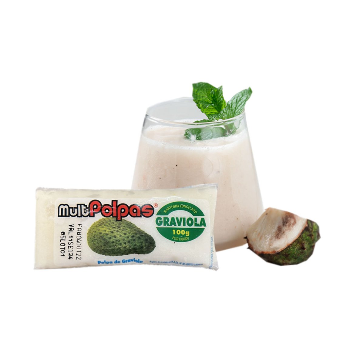 Polpa de Graviola 1kg - Multipolpas