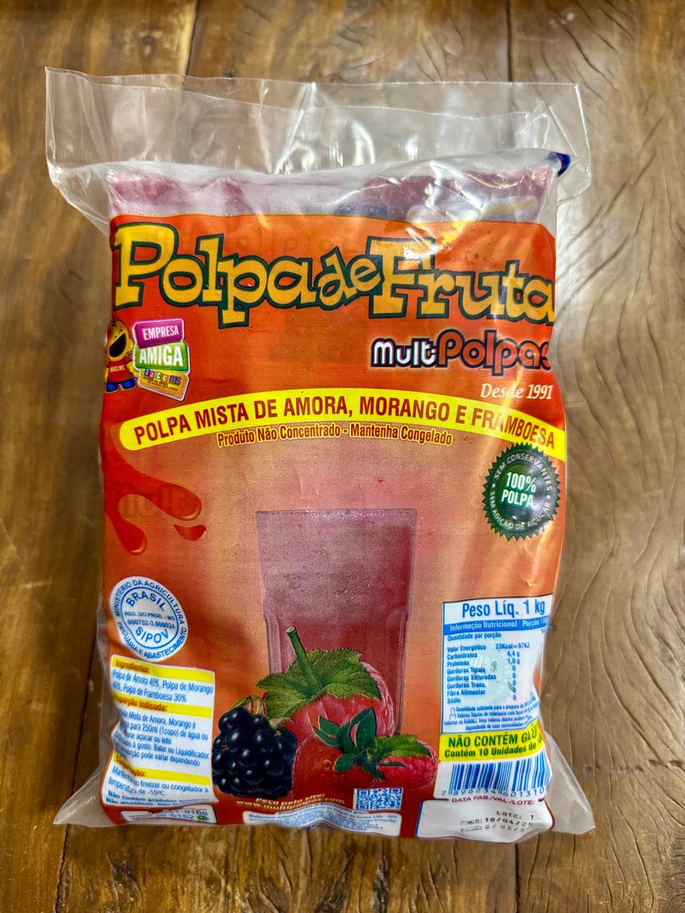 Polpa de Frutas Vermelhas - Multipolpas